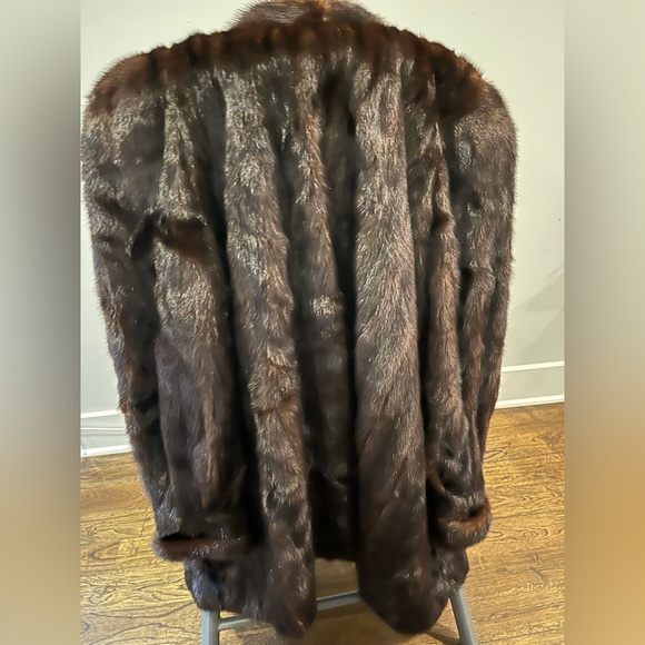 Givenchy Haute Fourrures Dark brown Mink Coat(1990s)